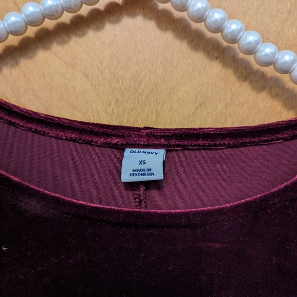 Old Navy Velvet Swing Dress - Picture 2 of 2